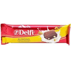 Delfi  almond dairy milk chocolate 
