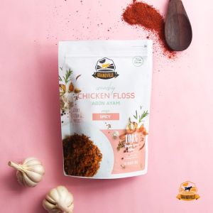crunchy chicken floss abon ayam rasa spicy 100gr