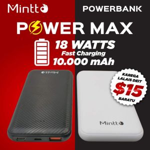 Mintto Power  Max 18 watts fast charing 10,000mAh