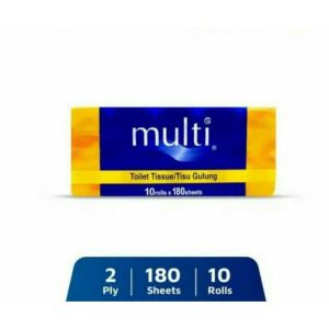 multi toilet tissue /tisu gulung 10rolls 180sheets