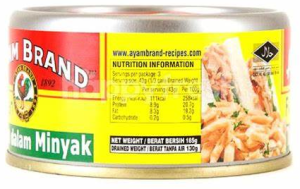 Ayam Brand Tuna Flakes in Oil 150g