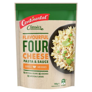 Continental Flavourful Four Cheese Pasta & Sauce 