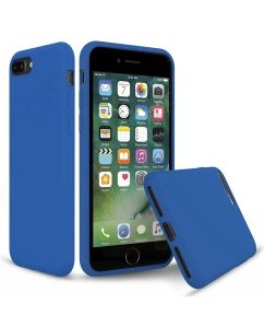 Blue Silicone Cover For iPhone 7/8