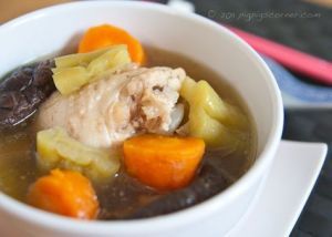 Bitter gourd soup 苦瓜汤