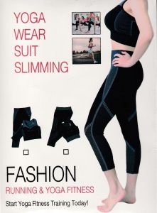 yoga wear suit slimming fashion running and yoga fitness