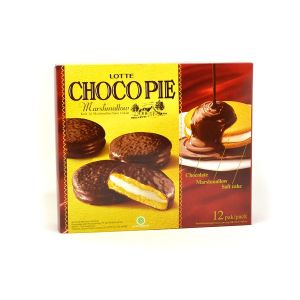 HARGA KHUSUS LOTTE CHOCO PIE MARSHMALLOW 336G 12 pack