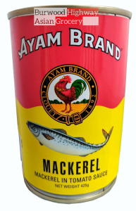 AYAM BRAND MACKEREL IN TOMATO SAUCE 425G
