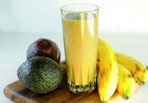 Banana+Avocado (with Fresh Coconut Milk)