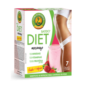 batido diet morango 7 dias