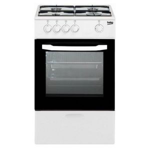 BEKO FREE STANDING GAS COOKER 4 BURNER & OVEN 50x50 CM # CSG 42009 DW