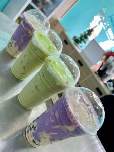 PURPLE SWEET  POTATO MIK TEA