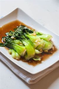 bok choy with garlic 蒜片上海青