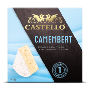  'CASTELLO DANISH CAMEMBERT CHEESE 125g