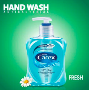 Carex Hand Wash 250ml Natural Fresh