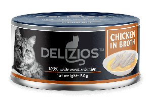 'DELIZIOS CHICKEN BROTH 80G'