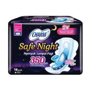 'CHARM SAFE NIGHT GATHERS WING 16S 35CM