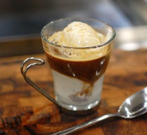 Coffee Affogato (served with ice cream)