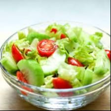 Cucumber,Tomato,Lettuce,and onion salad