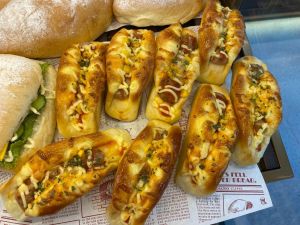 Danish sausage bread