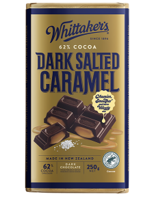 Whittakers Dark salted caramel 250g