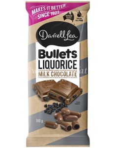 Darrelllea Bullets Liquorice milk Chocolate 180g