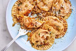 pumpkin ravioli