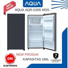 AQUA Singel Door Kulkas AQR-D205 (MSG) 165L