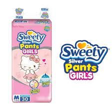sweety silver pants girl M 30