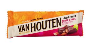 Van Houten dark milk fruit & nut 40g