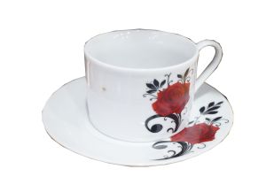 Red Rose Coffee Cup