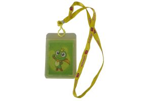 Plastic Name Card ( yellow ) 