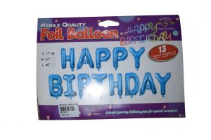 Foil Ballon Happy Birthday set 