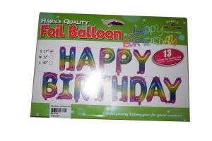 Foil Ballon Happy Birthday Size 17`