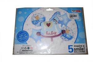 5Inspire a smile balloons blue