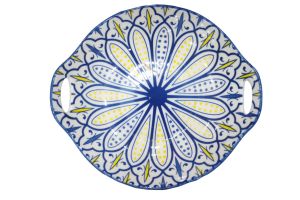 Vintage Blue Ceramics Sallow soup bowl