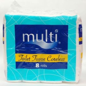 Multi corless Toilet Tissue 250s - 8rolls