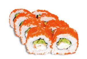 Ebi Avocado Maki Rolls