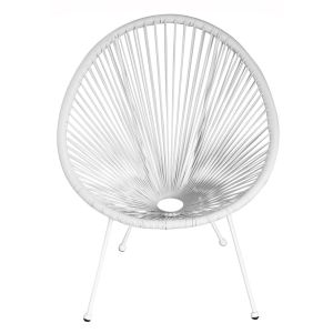 MARQUEE Verna Steel chair White Pastel #0126679