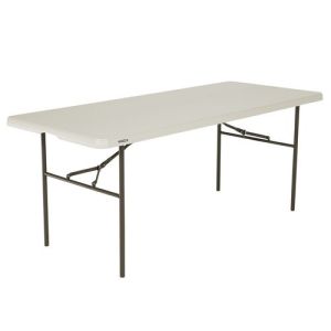 lifetime folding table rectangle 8' standard blow mould trestle 80530 #3192212