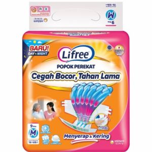 lifree popok perekat 9pcs M