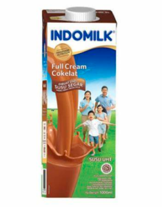 Indomilk Full Cream Cokelat 1Ltr