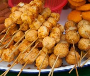 Fried Squid Skewers/Stick