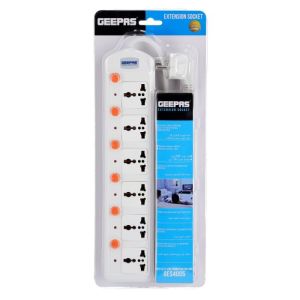  GEEPAS 6-WAY EXTENTION SOCKET VDE PLUG # GES4005-VDE  #30403039