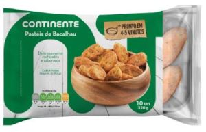 Pasteis Bacalhau continente 320g 10un
