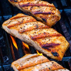 grilled salmon