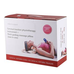 Cervical Traction Physiotherapy Instrument + Neck gasbag massage Pillow  (two in one)