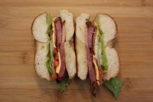 ham & cheese (bagel)