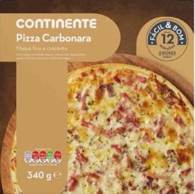 Pizza carbonara Continente 340g