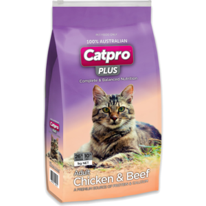 CATPRO PLUS ADULT CHICKEN & BEEF 1KG'