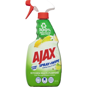 ajax soda & citrus  spray and wipe500ml